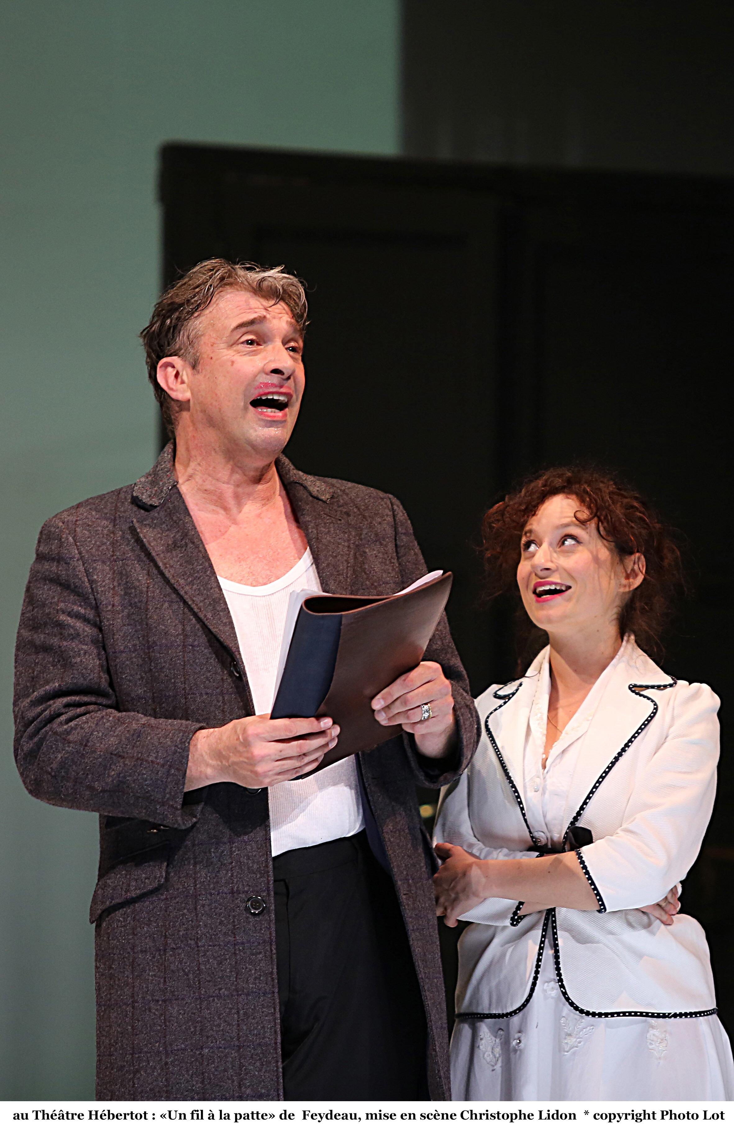 Un Fil A La Patte Comedie Saint Michel Un fil à la patte avec Catherine Jacob au Théâtre Hébertot