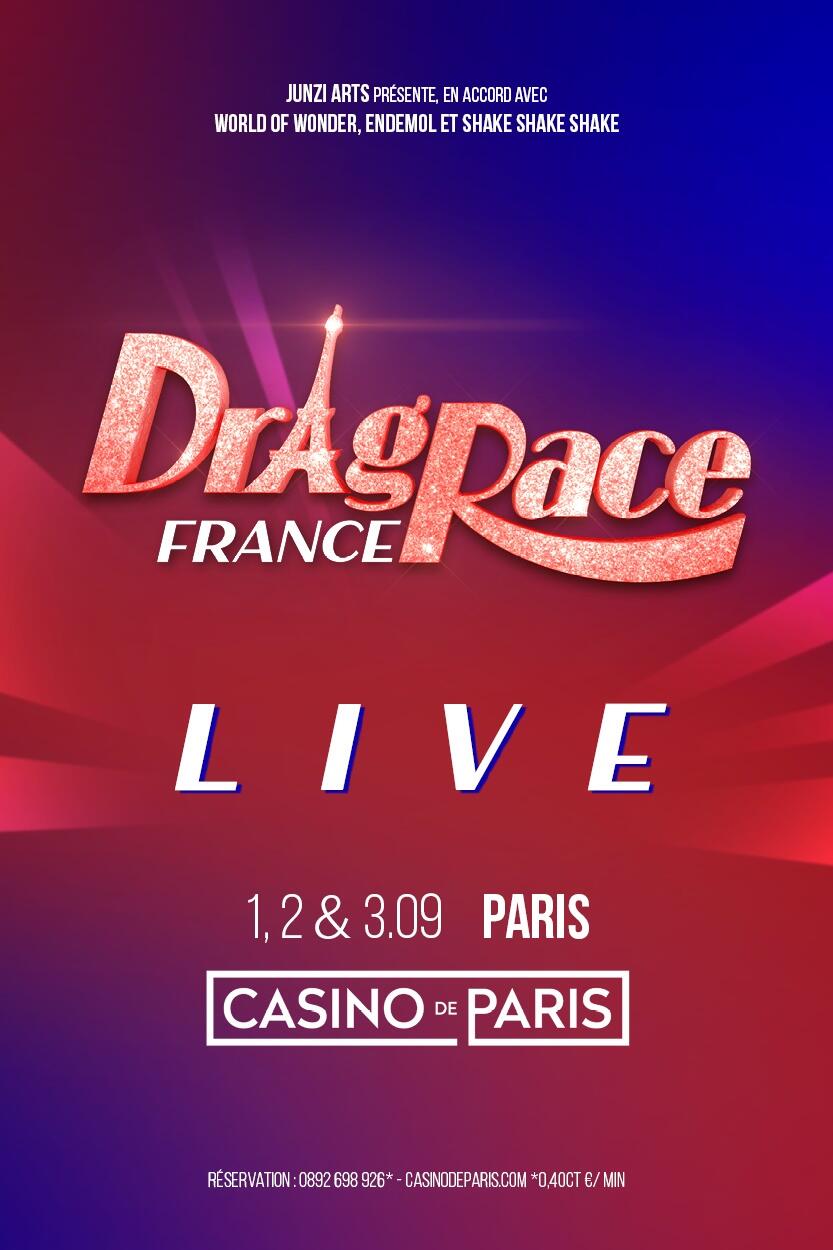DRAG RACE FRANCE Cabaret Billet & Réservation DRAG RACE FRANCE Cabaret Billet & Réservation