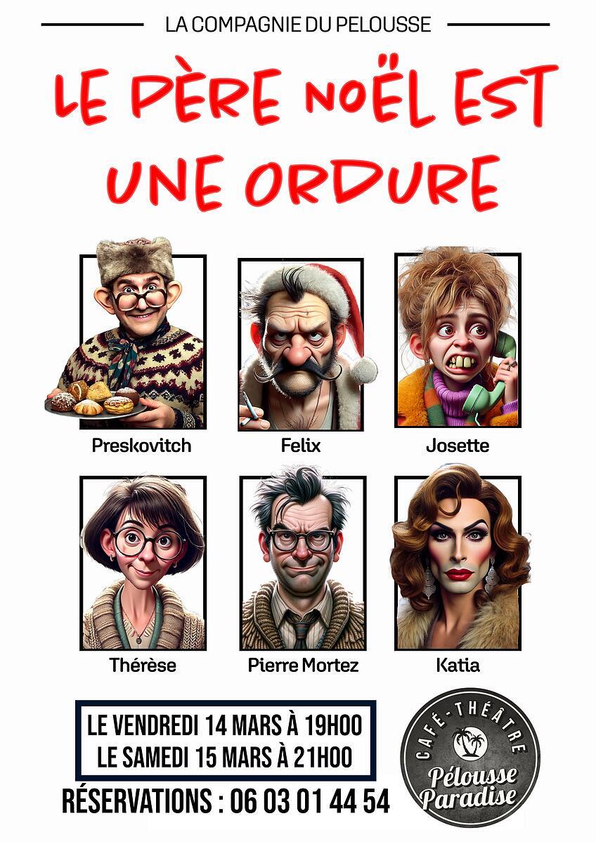 Le Père Noël est une ordure - Pélousse Paradise, image size:848x1198