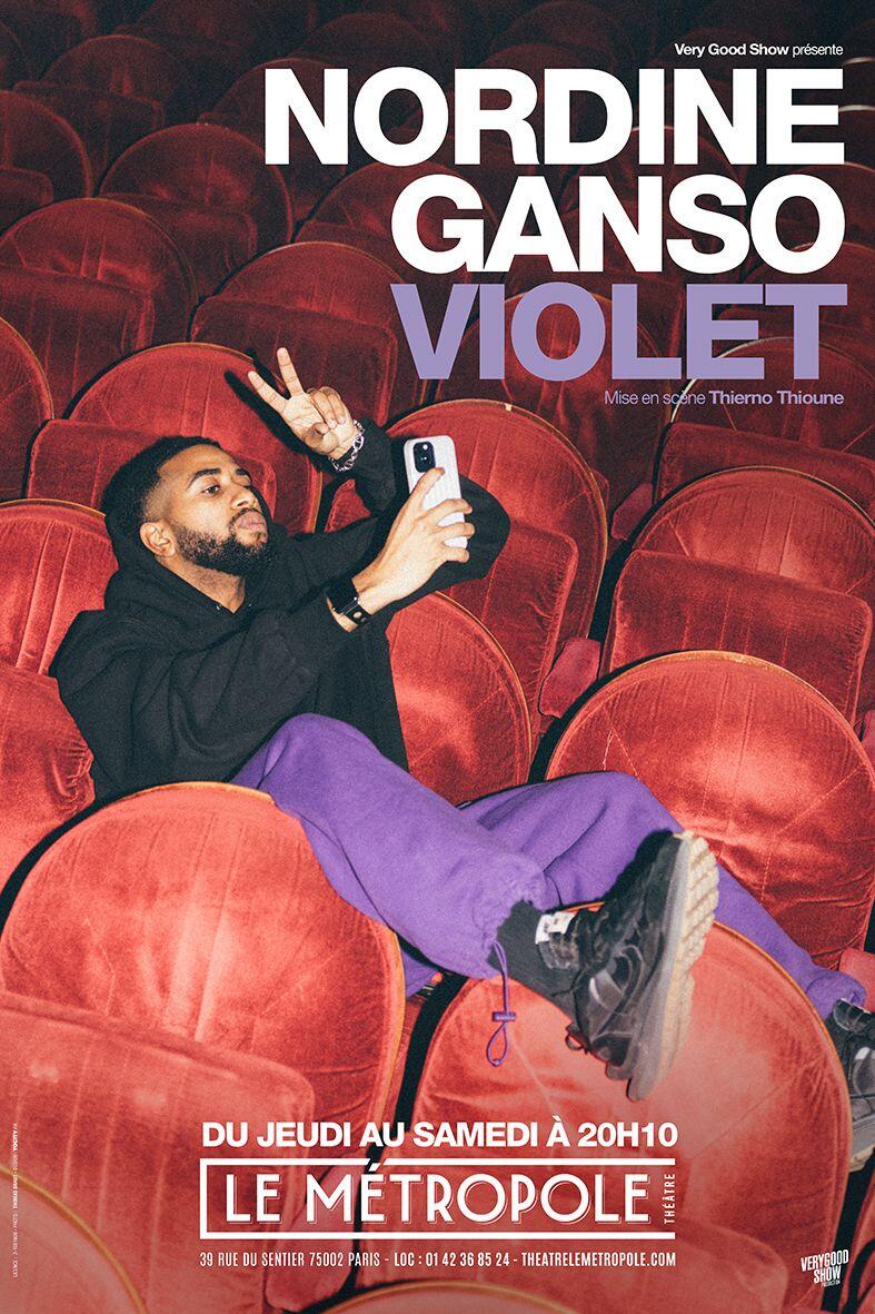 NORDINE GANSO DANS VIOLET Oneman show et standup Billet & Réservation